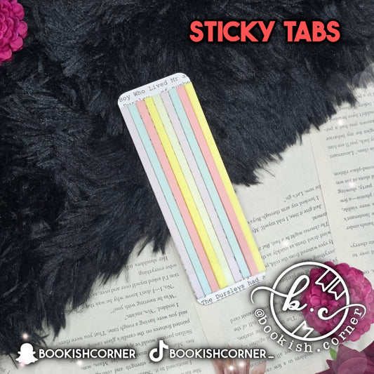 Long Pastel Sticky Tabs