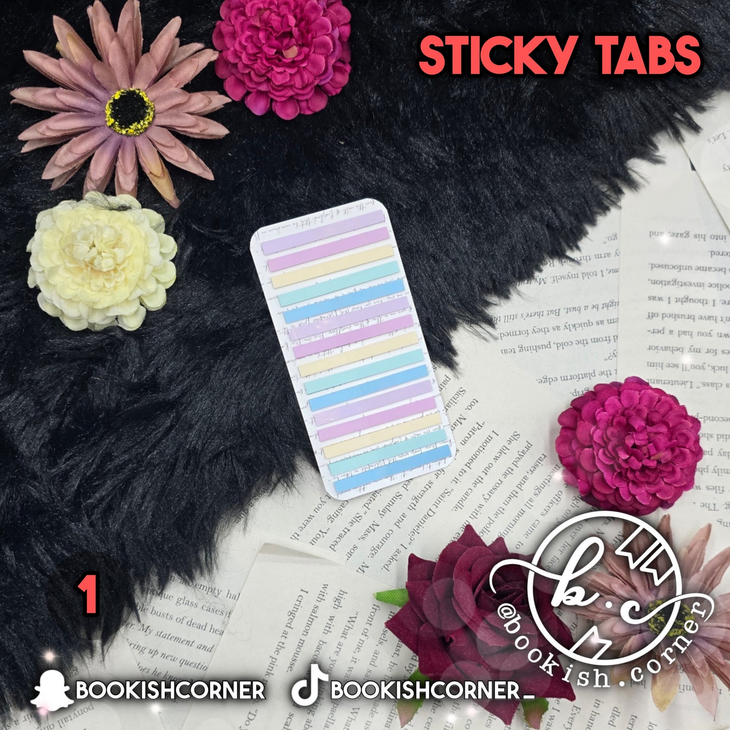 Colorful Thin Sticky Tabs