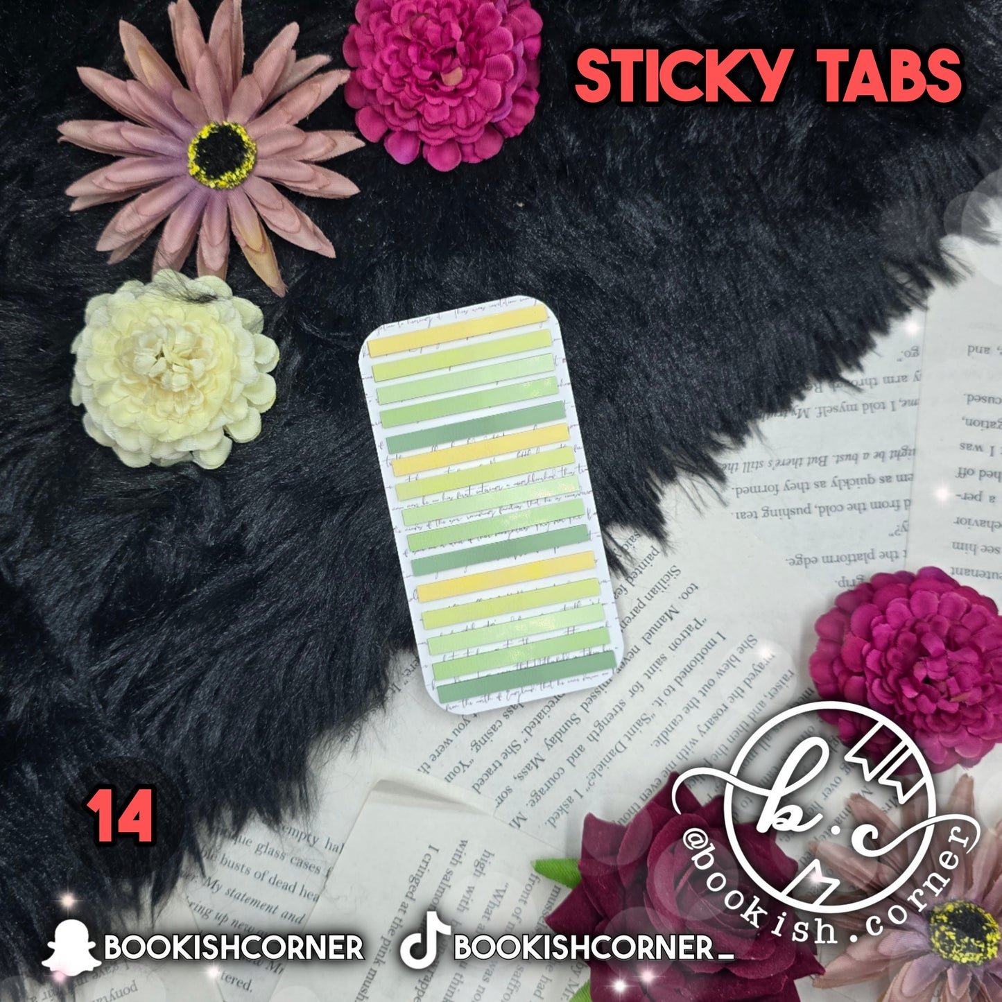 Colorful Thin Sticky Tabs