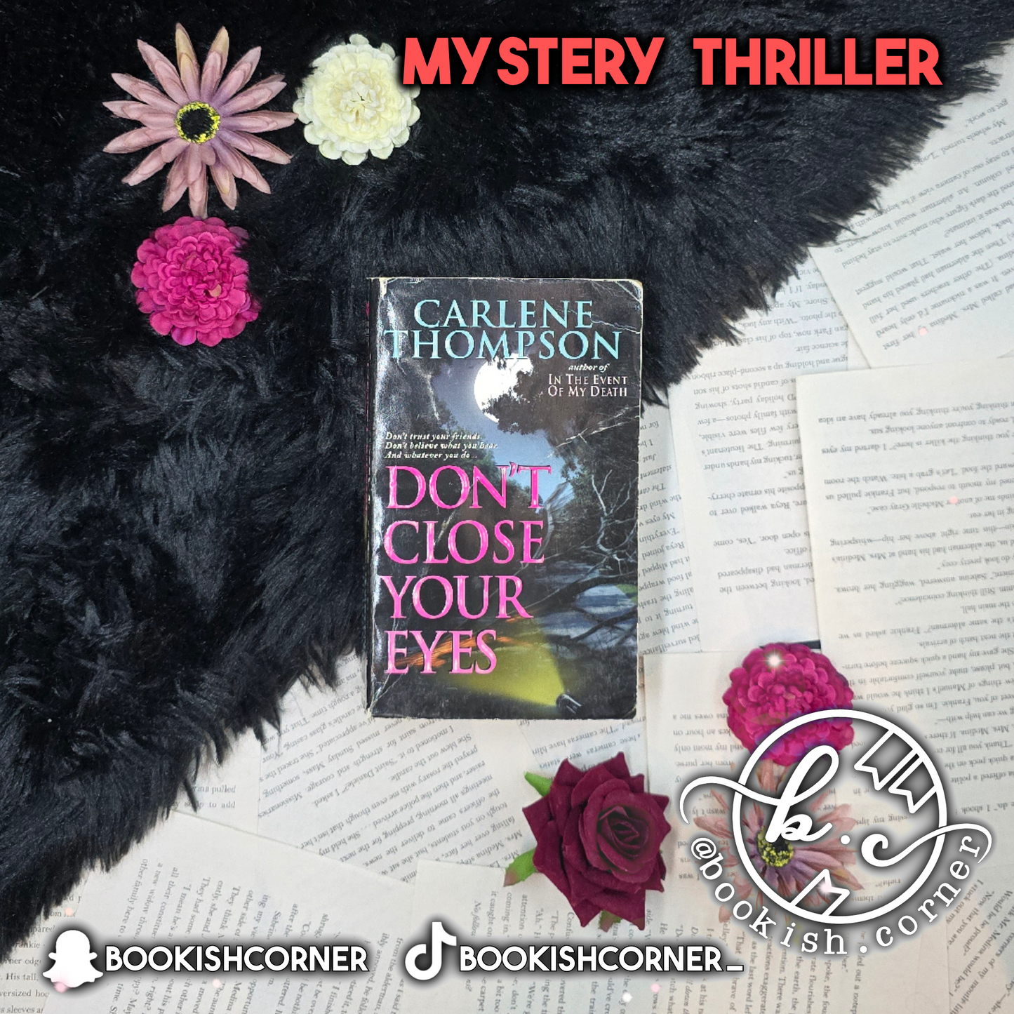 Don't Close Your Eyes By Carlene Thompson