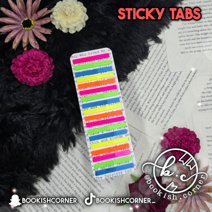 Thin Neon Sticky Tabs (short)