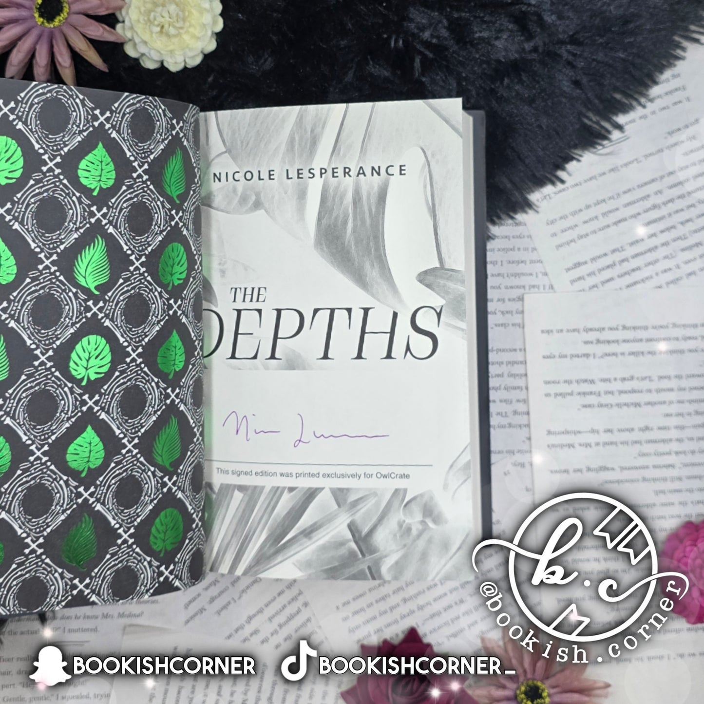 SIGNED The Depths By Nicole Lesperance