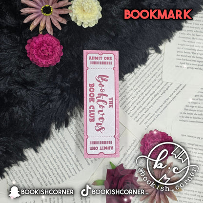 The Booklovers Book Club Bookmark