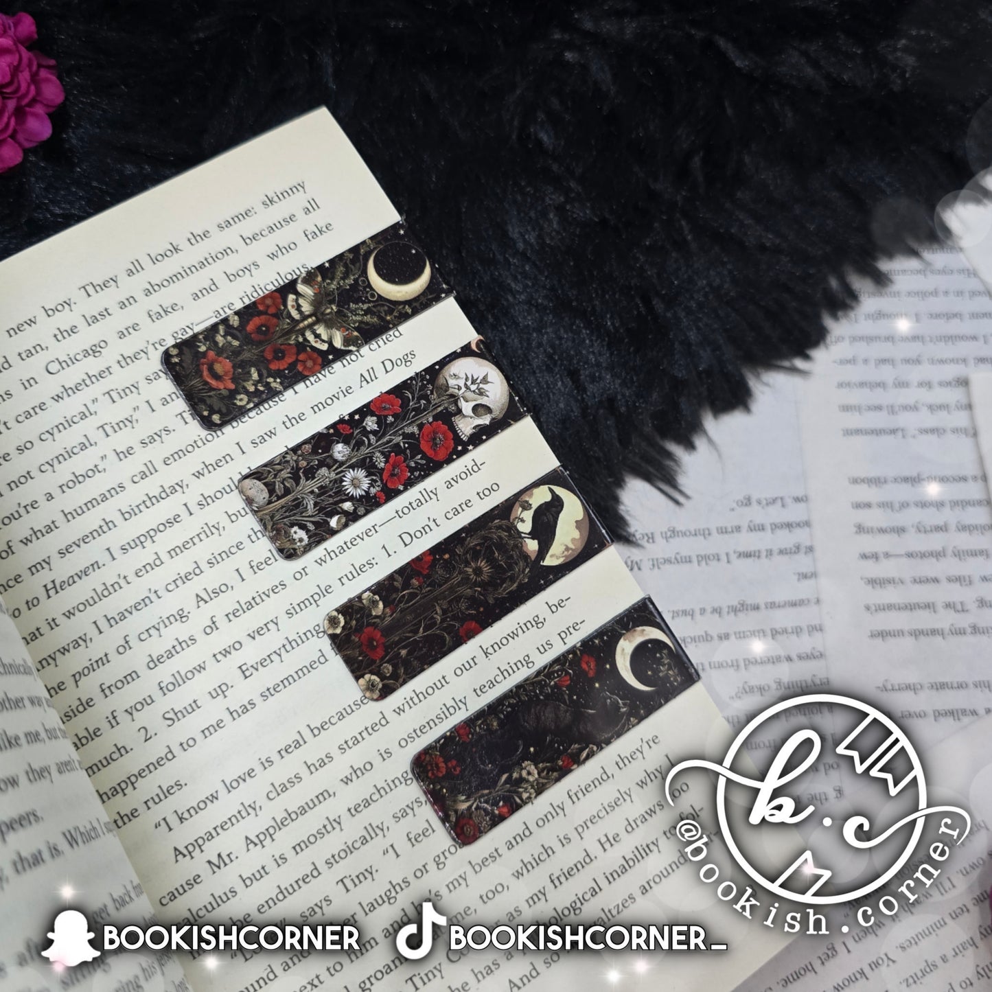 Gothic Magnetic Bookmarks