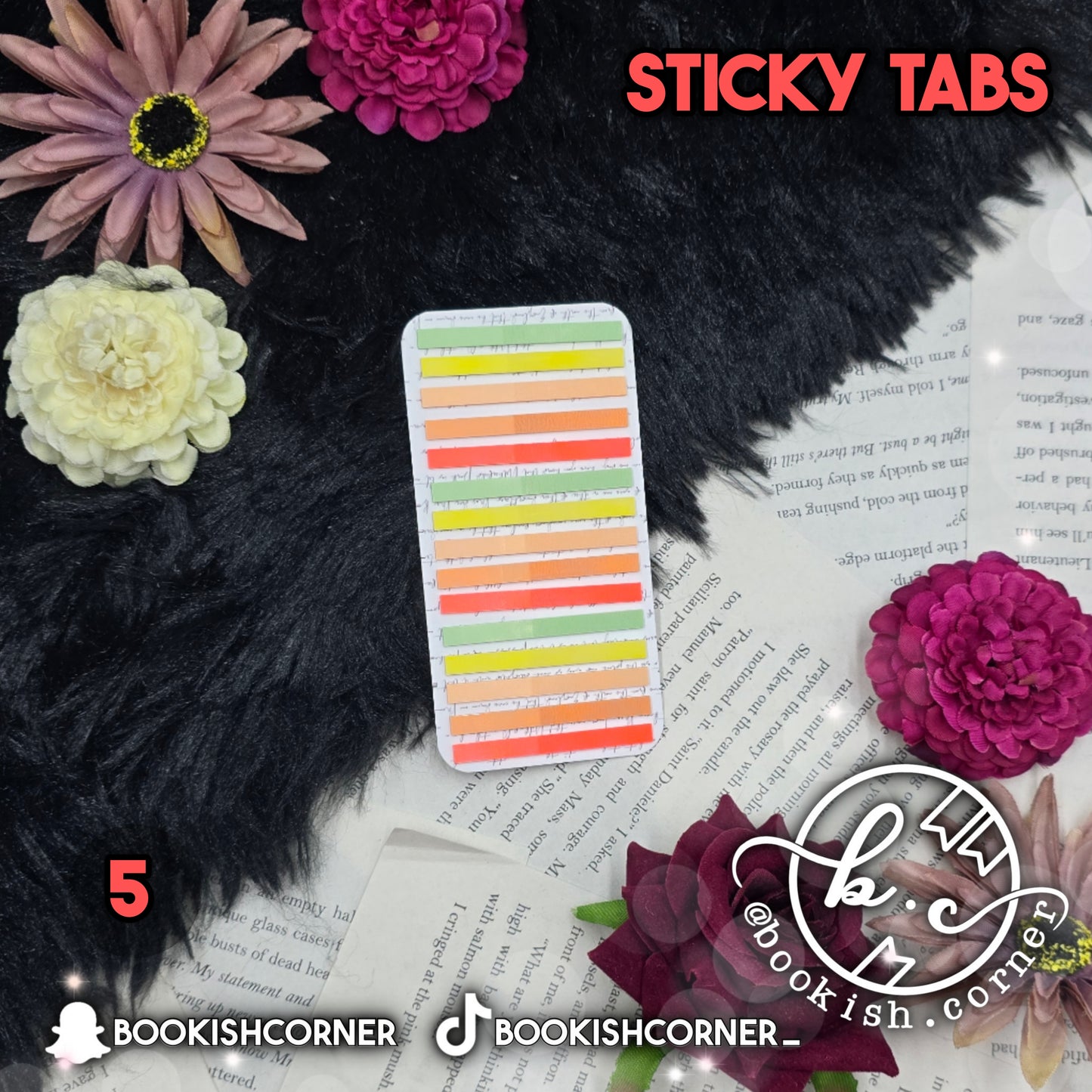 Colorful Thin Sticky Tabs