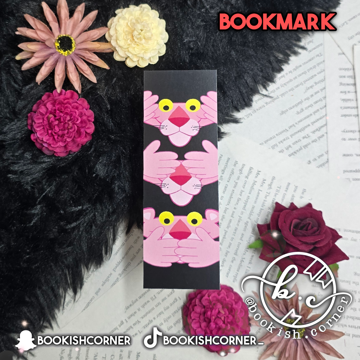 Pink Panther Bookmark